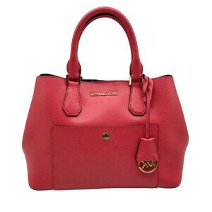 Michael Kors Greenwich Rose Pink Saffiano Leather Tote Bag